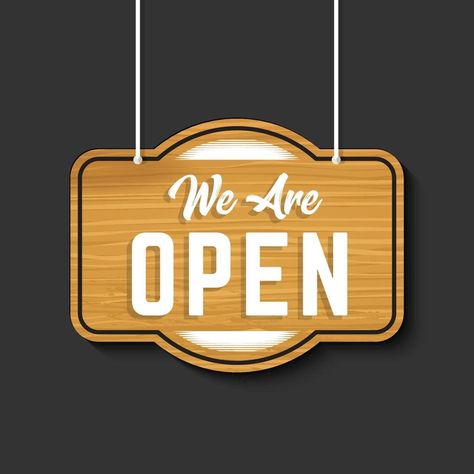 we are open sign template We Are Open Sign, Open Close Sign, Real Estate Marketing Quotes, Open Sign, Closed Signs, Open Signs, We Are Open, Sign Templates, Work Space