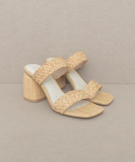 Beach Vacation Style, Raffia Sandals, Vacation Vibes, Cosmetic Items, Wrap Heels, Sandal Heels, Footwear Collection, Heel Sandal, Basket Weave