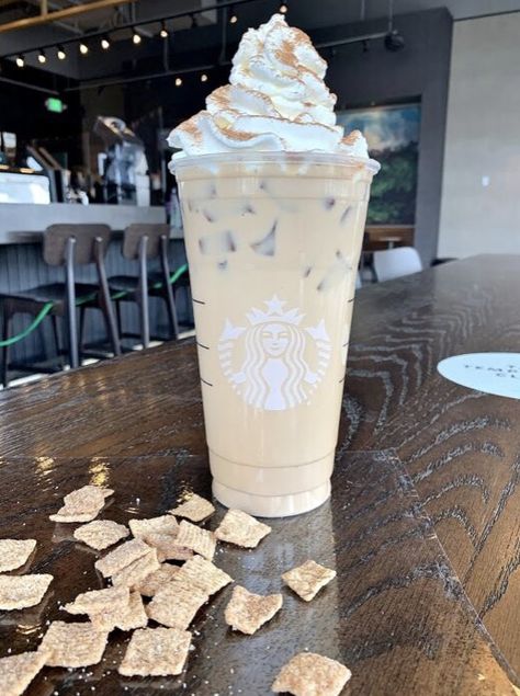 Cinnamon Toast Crunch Drink Starbucks, Cinnabon Iced Coffee Starbucks, Starbucks Crunch Drink, Cinnamon Drinks At Starbucks, Cinnamon Dulce Starbucks Drink, Cinnamon Roll Starbucks Drink, Cinnamon Toast Crunch Drink, Starbucks Cinnamon Dolce Latte, Cinnamon Drink