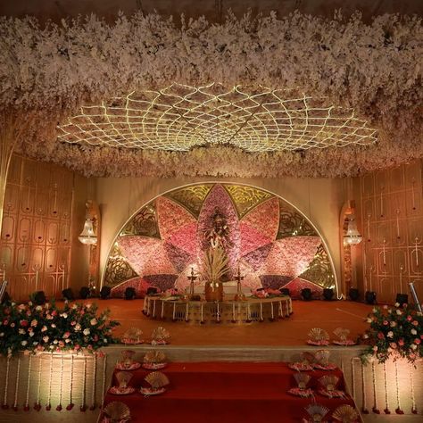 Shashtipoorthi Decoration, Indian Function Decoration, Hindu Marriage Stage Decoration, Indian Reception Decor Stage, Indian Stage Decoration, Wedding Stage Decorations Indian Traditional, Stage Decorations Event Backdrops, Wedding Decorations Indian Stage, Hindu Wedding Stage Decoration