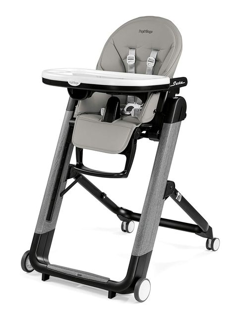 Peg Perego Siesta Folding High Chair, Newborn Lounger, Peg Perego, Baby High Chair, Design Del Prodotto, At The Table, Baby Registry, Grey Chair, Leather Shops