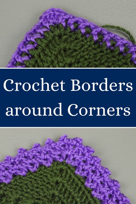 Free Crochet Edgings And Borders Free Pattern, Double Crochet Blanket Border, Corner To Corner Border, Double Crochet Borders For Blankets, Crochet Borders For Baby Blankets, Crochet Afghan Borders, Crochet Trims And Borders, Crochet Ruffle Edging, Crochet Borders And Edges Free Pattern