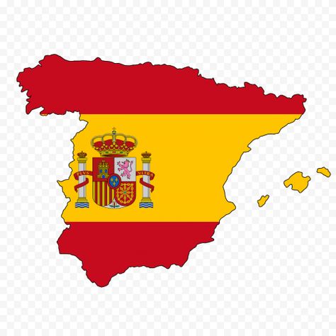 Flag Of Spain, Transparent Background Image, Spain Flag, Hanging Flags, Metal Flag, Website Color Palette, Waves Icon, Map Icons, Framed Flag