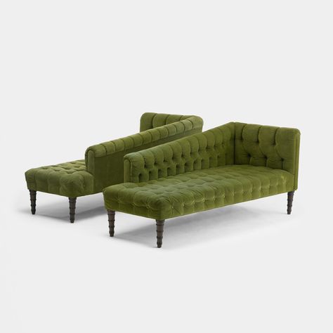 433: EDWARD WORMLEY, Recamier sofas, pair < Modern Design, 29 March 2012 < Auctions | Wright: Auctions of Art and Design Edward Wormley, Historical Design, Tufted Sofa, American Furniture, Occasional Table, Furniture Manufacturers, American Design, Art And Design, Sectional Sofa