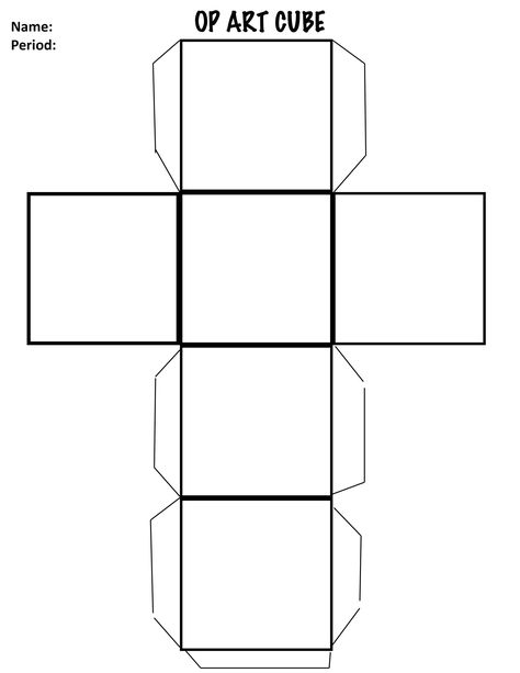 Picture Cube, Cube Template, Lichtenstein Pop Art, Art Classroom Management, Paper Cube, 7th Grade Art, Art Cube, Still Life 2, Organization And Management