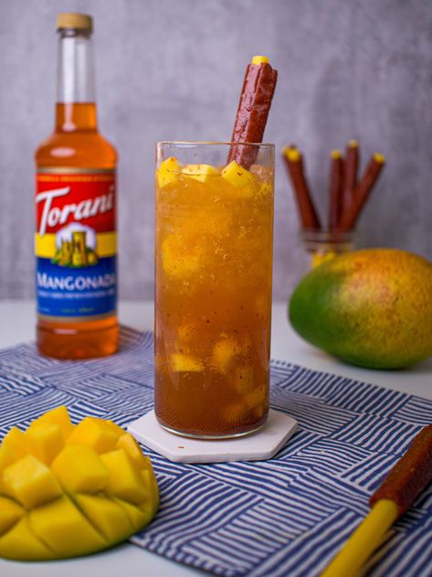 DIY Mangonada Red Bull Recipe: A Refreshing Twist for Flavor Enthusiasts — KAT'S KITCHEN Diy Mangonada, Red Bull Refresher, Red Bull Refresher Recipe, Red Bull Drinks, Unique Drink, Coffee Blog, Mango Chunks, Home Recipes, Refreshing Drinks