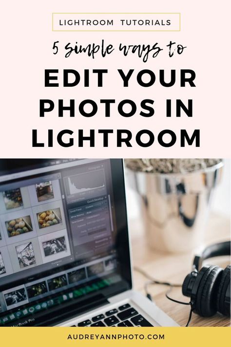 These 5 simple lightroom editing tips and tricks will teach you how to use Lightroom to enhance yoour photos.  Plus grab a free Lightroom workflow cheat sheet so you know exactly what to do when editing in Lightroom! Editing In Lightroom, Editing Checklist, How To Use Lightroom, Canon 700d, Photoshop Express, Canon 80d, Photography Cheat Sheets, Lightroom Classic, Editing Tips