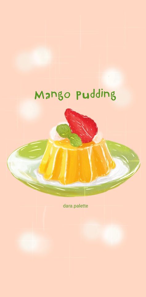 Puding Mangga, Mango Pudding, Food Art, Cute Wallpapers, Mango, Wallpapers, Ethnic Recipes, Photography, Anime