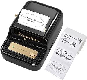 NIIMBOT B21 Label Printer,Thermal Label Maker,Ideal for Home Organization,Business,Ofice,50x30mm Label,230Pcs(Black) Niimbot B21, Label Maker Machine, Barcode Labels, Sticker Printer, Thermal Label Printer, Thermal Labels, Sticker Maker, Label Maker, Thermal Printer