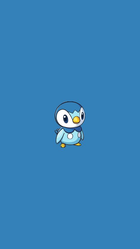 Piplup Wallpaper Aesthetic, Piplup Phone Wallpaper, Pokemon Blue Wallpaper, Pokemon Piplup Wallpaper, Piplup Wallpaper Iphone, Pokemon Blue Aesthetic, Blue Pokemon Wallpaper, Piplup Pfp, Piplup Art