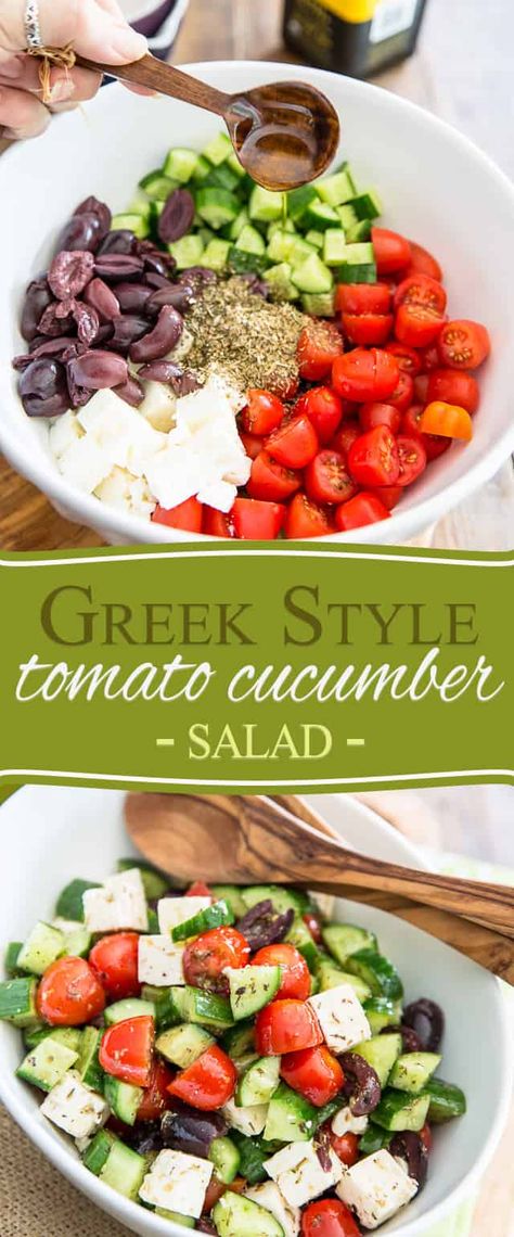 The Best Cauliflower, Greek Cucumber Salad, Tomato Cucumber Salad, Flexitarian Recipes, Flexitarian Diet, Cauliflower Mash, Plant Based Recipes Easy, Cucumber Tomato Salad, Greek Salad Recipes