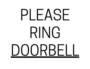 Ring Doorbell Sign, Doorbell Sign, Ring Doorbell, Book Report, Printable Templates, Templates Printable Free, Templates Free, Paper Size, Template Printable