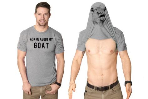 Goat Shirt Men Goat Flip Shirt Goat Gifts Goat Owner Present Flip Up Shirt Goat Stag Do Shirts Bachelor Party Shirts by CrazyDogTshirts Giraffe Shirt, Bachelor Party Shirts, Penguins Funny, Goats Funny, Goat Shirts, Cat Jokes, Funny Dad Shirts, Funny Shirts For Men, Puppy Lover