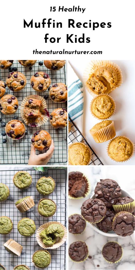 Healthy Muffin Recipes For Kids, Kids Breakfast Muffins, Muffin Recipes For Kids, School Muffins, Mini Muffins Healthy, Healthy Toddler Muffins, Easy Healthy Muffins, Muffins For Kids, Kid Muffins