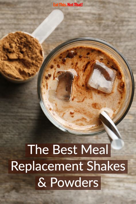 Lunch Replacement Smoothie, Healthiest Protein Shakes, High Protein Meal Replacement Shakes, Homemade Ensure Recipe, Best Meal Replacement Shakes For Women, Meal Replacement Shakes Recipes, Meal Supplement Shakes, Protine Shakes, Meal Replacement Recipes