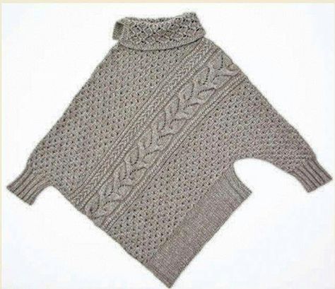 K Knitting Poncho, Mode Tips, Vogue Knitting, Knitwear Fashion, Crochet Poncho, Knit Outfit, Knit Fashion, Machine Knitting, Knitting Inspiration