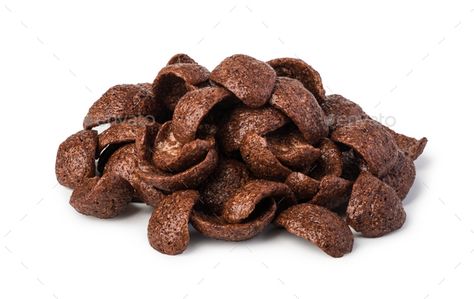 cereal chocolate flakes by gresei. cereal chocolate flakes isolated on white background#flakes, #chocolate, #cereal, #gresei Cereals Photography, Chocolate Flakes, Flake Chocolate, Pebbles Cereal, Chocolate Cereal, Flexible Packaging, Crunch Cereal, Photos Background, Chocolate Shells