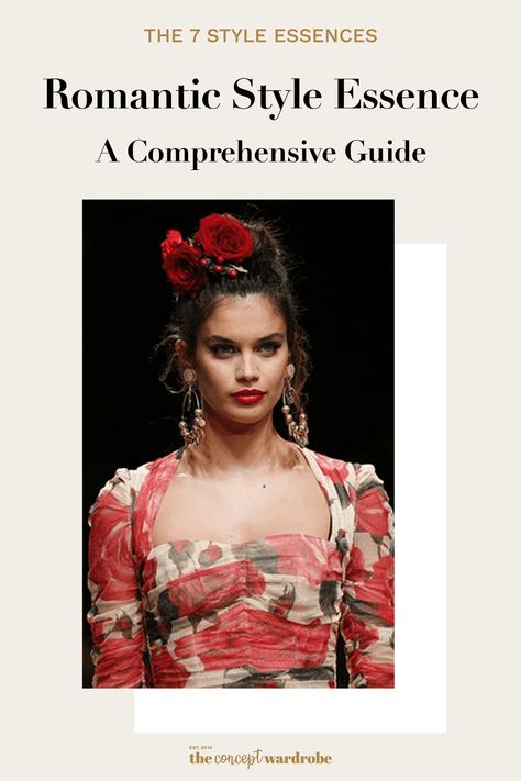 Romantic Style Essence: A Comprehensive Guide Romantic Essence Kibbe, Romantic Essence Style Casual, Romantic Looks For Women, Kitchener Essence Romantic, Kitchener Dramatic Essence, Romantic Natural Essence Style, Soft Dramatic Romantic Essence, Modern Romantic Style, Soft Natural Romantic Essence