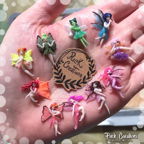 Cottagecore Crafts, Clay Fairy House, Polymer Clay Fairy, Diy Party Favors, Doll House Crafts, Clay Fairies, Fairy Crafts, Polymer Clay Sculptures, Polymer Clay Dolls