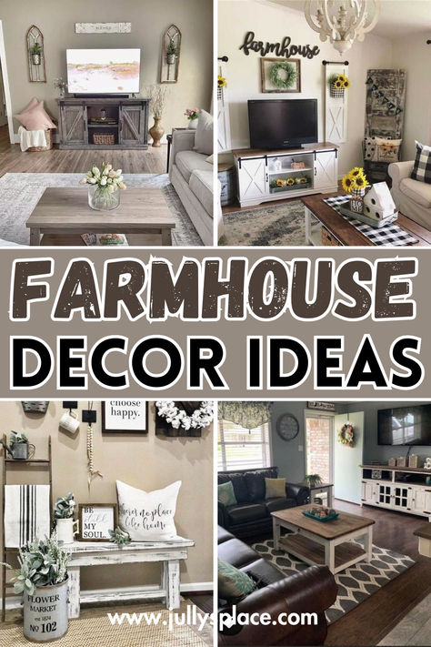 farmhouse decor ideas Large Farmhouse Wall Decor Living Room, Farmhouse Decor Tv Wall, Wall Decor For Farmhouse Living Room, Farmhouse Frame Decor, Country Farmhouse Wall Decor Living Room, Farmhouse Decor With Dark Furniture, Over Couch Wall Decor Farmhouse, Country Mantle Decor Farmhouse Style, Farmhouse Over The Couch Decor