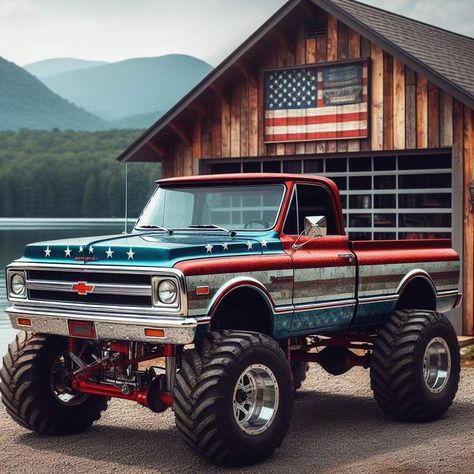 Old Country Trucks, Old Chevy Trucks, Square Body Chevy, Classic Cars Trucks Chevy, Big Ford Trucks, American Pickup Trucks, Country Trucks, Old Dodge Trucks, 72 Chevy Truck