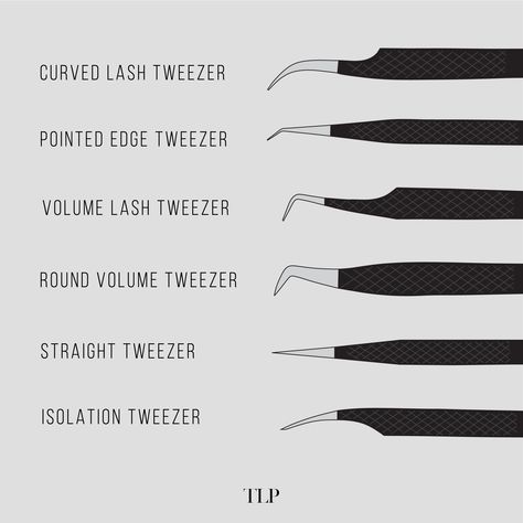 Different Lash Tweezers, Tweezers For Eyelash Extensions, Lash Tweezers Eyelash Extensions, Lash Tech Tools, Lash Tweezers Aesthetic, Lash Extensions Supplies List, Lash Supply List, Lash Extensions Supplies, Lash Tech Supplies List