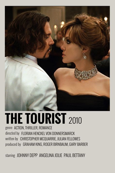 #thetourist #movieposter Johnny Depp Movies List, The Tourist Movie, Johnny Depp Angelina Jolie, Angelina Jolie Movies, Christopher Mcquarrie, Raoul Bova, Netflix Hacks, Julian Fellowes, Movies To Watch Teenagers