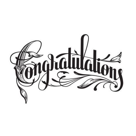 Congratulations Calligraphy, Congratulations Typography, Life Vantage, Easy Math Activities, Congratulations Quotes, African Pattern Design, Cake Drawing, Billboard Magazine, Lettering Inspiration