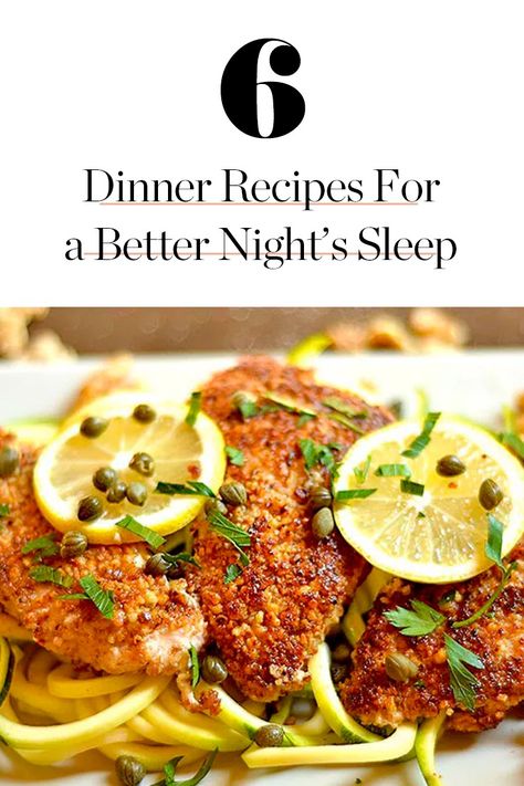 Instead of taking another melatonin capsule, try eating one of these 6 dinners for a better night’s sleep. Food For Sleep, Have A Good Night, Not Allowed, Hard Time, Good Sleep, Better Sleep, Good Night Sleep, How To Fall Asleep, Good Night