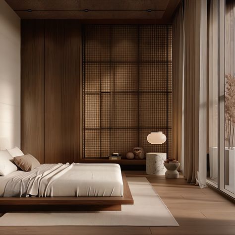 A fusion of Japanese and Scandinavian aesthetics, Japandi style embraces minimalism and functionality, characterised by clean lines, natural materials, and a neutral colour palette. The spaces are designed to evoke a sense of tranquility and simplicity, with an emphasis on light, space, and natural elements. Furniture pieces are low-profile and crafted from wood, while decor elements include organic textures and soft fabrics, creating a harmonious and serene environment that promotes relaxati... Bali Interior Design, Japandi House, Japandi Home Decor, Neutral Interior Design, Japandi Living Room, Japandi Interior Design, Japandi Home, Japandi Decor, Japandi Living