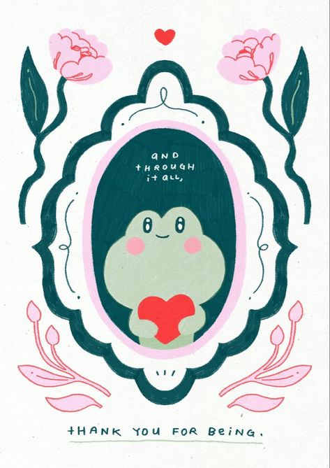 Frog Illustration, Graphic Quotes, Trik Fotografi, Book Projects, Cute Doodles, Cute Illustration, Cartoon Art Styles, 그림 그리기, Art Sketchbook