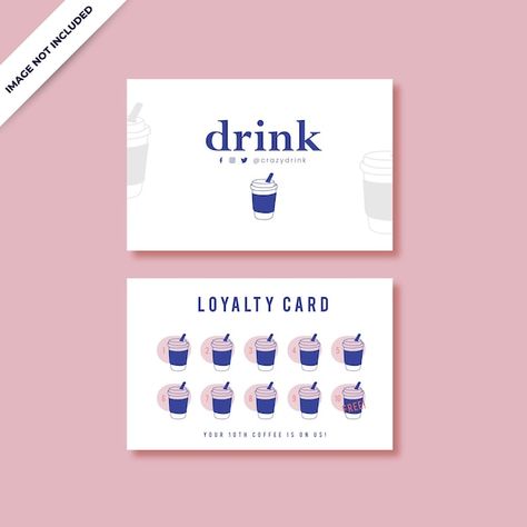 Rewards Card Design, Reward Card Design, Saving Cards, Esthetician Supplies, Loyalty Card Template, Coffee Stamps, Ads Creative Advertising Ideas, Coupon Card, Coffee Cards