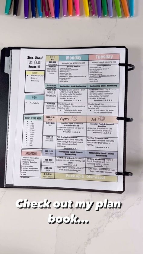 Lesson Plan 1st Grade, 1st Grade Weekly Lesson Plan, Grade 1 Year Plan, Teacher Lesson Plan Organization, Lesson Plans For First Grade, 1st Grade Lesson Plans Ideas, Lesson Plan First Grade, Ufli Foundations First Grade, Lesson Plans For 1st Grade