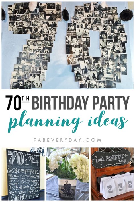 70th Birthday Party Ideas For Mom, 70th Birthday Party Ideas, 70th Birthday Ideas For Mom, 70th Birthday Party Favors, 70th Birthday Parties Decorations, 70th Birthday Decorations, 70th Birthday Party, 75th Birthday Parties, Milestone Birthday Party