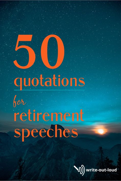 They're fun. They're serious. They're a mixture of wit and wisdom - perfect for speeches marking retirement. Thanks Speech, Retirement Speech, Retirement Messages, Farewell Speech, Goodbye Quotes, Public Speaking Tips, Retirement Quotes, Service Quotes, Witty One Liners