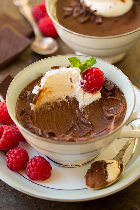 Chocolate Pots de Creme | Cooking Classy Cooking Classy, Dessert Options, Eat Dessert First, Chocolate Pots, Chocolate Pudding, Nothing More, Pudding Recipes, Eat Dessert, Perfect Desserts