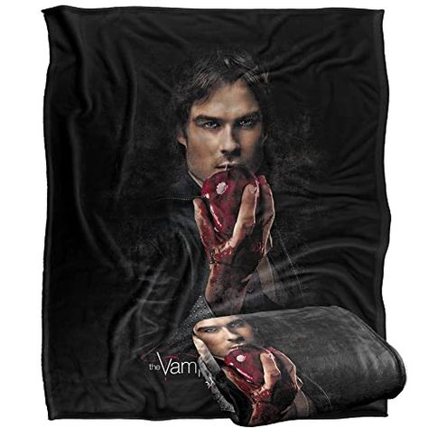 Vampire Diaries Damon Fruit Officially Licensed Silky Touch Super Soft Throw Blanket 50" x 60" Tvd Merchandise, Scream Blankets, Vampire Diaries Blanket, Michael Myers Blanket, Horror Blanket, Vampire Diaries Damon, Soft Throw Blanket, Birthday Presents, Vampire Diaries