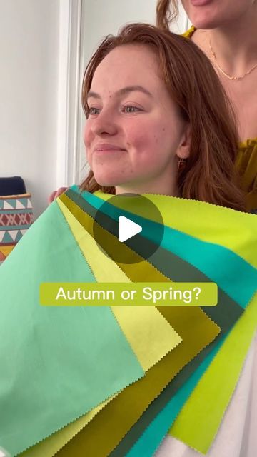 Colour Analysis Studio on Instagram: "Autumn or Spring? Guess the season 👀  Comment below 👇  . . #colouranalysis #coloranalysis #seasons #spring #autumn #style #trend #fashion #beauty #beautytips #green #pistacho #springgreen #color #colours" Spring Color Analysis, Autumn Color Analysis, Colour Analysis Test, Color Analysis Test, Seasonal Color Analysis, Light Spring, Color Analysis, Spring Green, Spring Colors