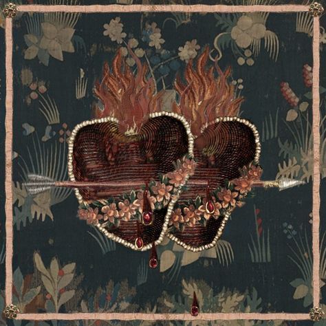 Andrea Zanatelli no Instagram: “pierced by one arrow/the embroidery series XV” Andrea Zanatelli, Arrow Through Heart, Eldritch Horror, Sore Eyes, Hidden Places, Post Stamp, November 23, Assemblage Art, Heart With Arrow