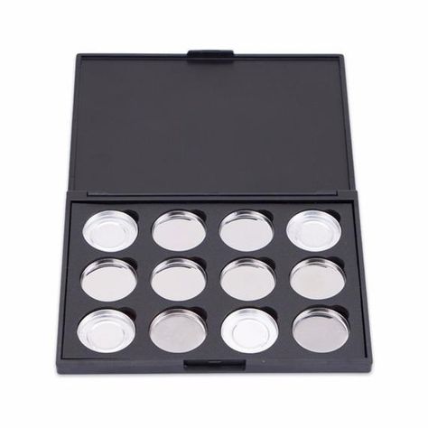 Custom Makeup Palette - Empty Makeup PALETTE  or Personalized- You pick colors Eyeshadow Palette -Women Mua Christmas Gift Eyeshadow Palette Template, Empty Makeup Palette, Cosmetic Box, Eye Shadows, Matte Eyeshadow, Makeup Palette, Cavities, Tools Accessories, Eyeshadow Palette