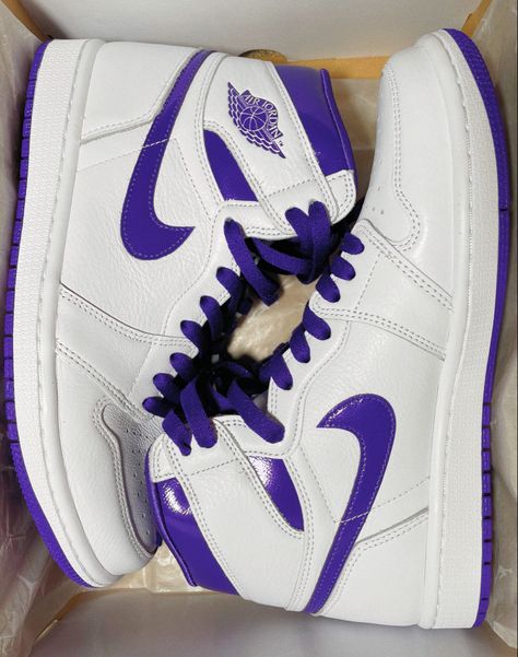 Nike Air Jordan 1 Court Purple Nike Womens Nike Men Nike Sneaker Sneakers Purple White High Top Air Jordan 1 Court Purple, Jordan 1 Court Purple, Sneakers Purple, Nike Sneakers Mens, Men Nike, Purple Nikes, White High Tops, Nike Sneaker, Hype Shoes