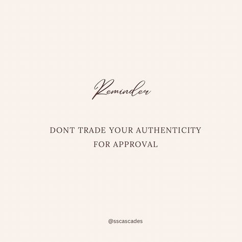 Stay true to yourself, for your authenticity is what makes you unique and special. Seeking approval from others may lead you to compromise who you are and what you believe in. Embrace your individuality and trust in your own worth. . . #notetoself #positivereminders #affirmations #positivethoughts #authenticity #approval #pursuitofimprovement #sscascades #instapost Embrace Who You Are, Stay True To Yourself, What Makes You Unique, True To Yourself, Stay True, Insta Posts, Be True To Yourself, Note To Self, Positive Thoughts