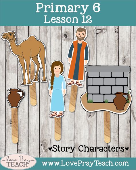 Rebecca And Isaac Craft, Isaac And Rebekah, Lds Primary Lessons, Sunday School Crafts For Kids, Primary Lessons, Bible Crafts For Kids, Lds Primary, False Prophets, Bible Activities