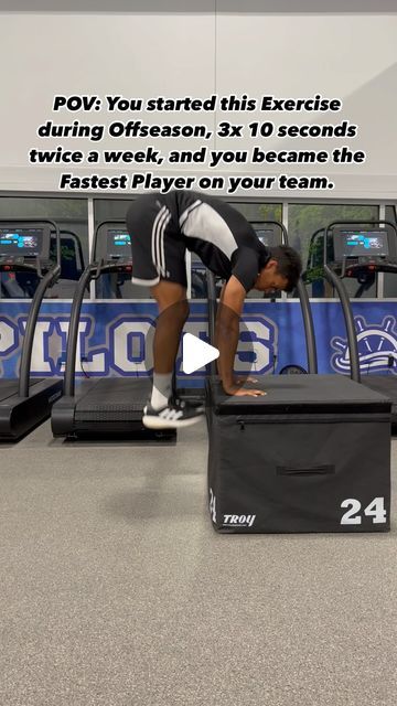 Jona Toussaint on Instagram: "Follow for more Speed Workouts✅
Tag someone who should do this✅

Don’t do this, you could gain Speed💥‼️
Elite Speed Exercise🚀💨

#speed #dontdothis #plyometrics #soccergym #footballtraining #speedtraining #speedworkout" Speed Workouts, Speed Workout, Slowed Reverb, Strengthening Exercises, Speed Training, Football Training, Tag Someone Who, Tag Someone, Things To Know