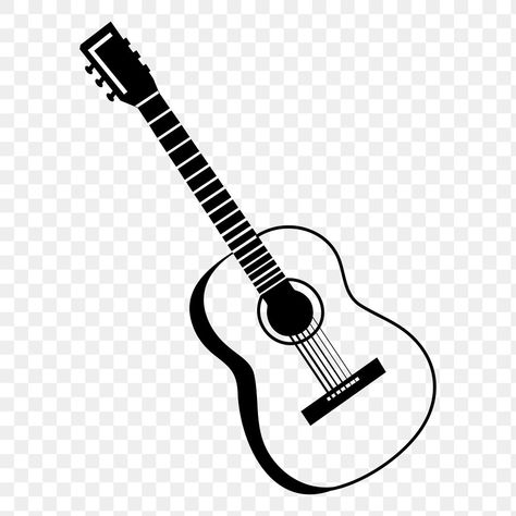 Instrument Illustration, Guitar Png, Guitar Silhouette, Guitar Icon, Music Instrument, Musical Instrument, Free Image, Free Png, Acoustic Guitar