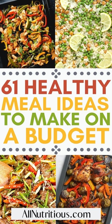 Healthy Budget, Healthy Meal Ideas, Budget Family Meals, Meals To Make, Cheap Healthy, Cheap Healthy Meals, Cheap Dinners, Best Diet Plan, 20 Dollars