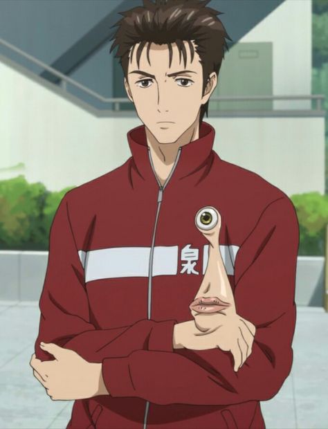 I swear, Shinichi has mastered the facial expression of being 10000000% done. Parasyte The Maxim, Cosplay Clothes, Septième Art, Facial Expression, Anime Reccomendations, Anime Wall Art, Manga Characters, Main Character, Anime Cosplay