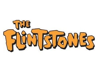 The Flintstones - cartoon title text logo Flintstone Characters, Disney Symbols, Cartoon Title, Flintstone Cartoon, Prehistoric Party, Cartoon Art Drawing, The Flintstones, Red Converse, Cd Art