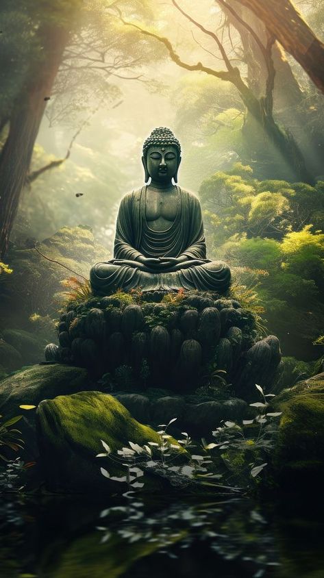 Buddha art representation spirituality. AI generated Image by rawpixel. | premium image by rawpixel.com / Ling Buddha Background, Wallpapers Posters, Spiritual Wallpaper, Photo Album Design, Iphone Wallpaper Sky, Buddha Art, God Art, Album Design, Cartoon Clip Art