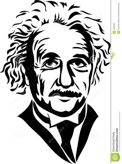 Albert Einstein Wallpaper Cartoon, Einstein Illustration, Einstein Sketch, Albert Einstein Illustration, Albert Einstein Signature, Pencil Sketch Portrait, Face Stencils, Shadow Drawing, Black And White Art Drawing